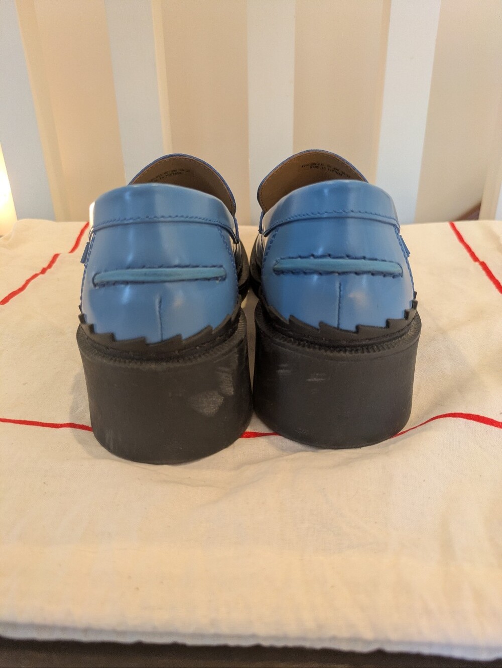 Camper Taylor Loafers Blue Size 39 Blue - Picture 7 of 7